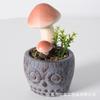 Coruja Simulada Cogumelo Bonsai Espuma Ornamentos Criativos Decoração Sala de Estar Doméstica Adereços de Fotografia Plantas Plantas Verdes