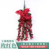 Plantas Artificiais Penduradas em Estoque Transfronteiriço, Trepadeiras de Flores de Seda Buganvília, Flores Artificiais para Decoração de Casamento em Varanda, Flores Decorativas de Engenharia