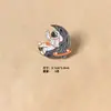 Broche de Astronauta Ins Tendência Personalizado Criativo Emblema de Metal Roupas Bolsa Pin Japonês Fofo Acessórios de Desenho Animado