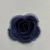Patches Florais de Renda Bordados em 3D de Rosas, Patches de Organza para Decorar Roupas, Tecido de Renda para Conserto de Vestidos de Noiva e Casacos