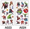 Pegatinas de tatuaje de Los Vengadores para niños, diseño de dibujos animados, para fiestas de cumpleaños infantiles, pegatinas de tatuaje de Iron Man, gran oferta en Amazon.
