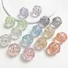 Hilo Acrílico UV Iridiscente Madeja Perlas Sueltas Cadena para Teléfono DIY Pulsera Colgante para Bolso Material para Bordar Adorno Accesorios