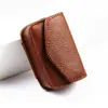 Óculos para Presbiopia Estojo Dobrável para Óculos Resistente à Pressão e Resistente à Pressão Vestível Pendurado no Cinto Estojo de Couro Masculino Pequeno e Portátil de Alto Valor