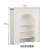 Gabinete Decorativo de Lareira Estilo Francês, Gabinete de Exibição Branco e Preto Estilo Americano para Sala de Transmissão ao Vivo, Gabinete de Entrada Estilo Nórdico para Pousadas