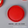 Jin Yu 6# caja redonda de hierro superficie de tela almohadilla de tinta artesanal 6 7cm diámetro rojo almohadilla de tinta de secado rápido sello venta al por mayor