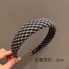 Faixa de Cabeça com Coroa Alta para Mulheres, Novo Estilo com Toque de Luxo, Faixa de Cabelo Larga Versátil para Sair, Acessório de Cabelo para Lavar o Rosto