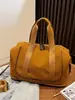 Bolsa de Viagem Expansível Feminina Grande Capacidade Armazenamento de Viagem de Curta Distância Bolsa de Bagagem Portátil Leve Cross-Body Esportiva Fitness
