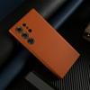 Funda para Samsung S24 Ultra con aplicación transfronteriza, funda con patrón de lichi para S24, funda de piel para Galaxy S23 U.