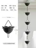 Cadena de lluvia de patio, campana de lluvia para drenaje de aleros, campana de lluvia para exteriores, cadena de lluvia de estilo japonés, cadena guía de agua de templo, sistema guía de agua para villa