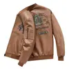 Chaqueta de Piel Nueva para Hombre 2026, Chaqueta de Piel Versátil y Elegante para Hombres Jóvenes, Chaqueta de Motocicleta Talla Grande, Abrigo de Piel para Hombre