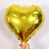 Globo de aluminio en forma de corazón de 5 y 10 pulgadas, tablero de luz monocromático con forma de corazón, ideal para decoración de bodas y fiestas.
