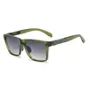 Gafas de Sol Cuadradas Estilo Europeo y Americano para Mujer, Lujo Ligero y Sensación de Alta Gama, Gafas de Sol con Protección UV para Conducir al Aire Libre, Geniales y Modernas para Hombre