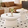 Novo modelo 2026: uma mesa de centro de aço carbono elegante e luxuosa para uso doméstico, com um design moderno e minimalista, adequada para apartamentos pequenos e com formato redondo, perfeita para a sala de estar.