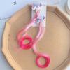 Peruca Presilhas de Cabelo Acessórios de Cabelo para Meninas Presilhas de Cabelo Arco-Íris Adorno de Cabeça de Unicórnio Meninas Cabelo Longo Presilhas de Cabelo Coloridas Cacheadas Bebê