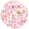 Transfronterizo Nuevo Paquete de 50 Piezas Rosa Barbie Mezclados Frescos Pegatinas de Graffiti Alto Valor Guitarra Teléfono Pegatinas Impermeables