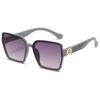 Gafas de Sol Cuadradas de Marco Grande Europeas y Americanas 6007 Celebridad de Internet Estilo Callejero Gafas de Sol de Moda Gafas para Mujer con Protección UV Uv400