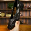 Zapatos de mujer estilo casual francés, nuevo modelo de verano 2026, transpirables, con cortes poco profundos y pedrería, tacón medio grueso, zapatos versátiles para mujer