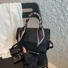 2025 Nuevo Estilo Coreano Textura Simple Gran Capacidad Moda Costuras Casual Bufanda de Seda Bolso Cruzado para Mano Bolso Cuadrado Pequeño
