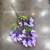 Jacaranda Simulado al por Mayor Planta Verde de Ingeniería Decoración de Arreglo Floral Patio Lila Flor Azul y Morado Accesorios de Fotografía