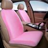 Envio Direto da Fábrica Conjunto de Almofadas para Banco de Carro de Pelo de Coelho de Inverno, Capa de Assento Espessada de Sete Peças com Encosto para Aquecimento