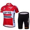 Lotto Ropa de ciclismo de equipo Lotto deportes al aire libre verano nuevo traje de ropa de ciclismo de manga corta ropa de secado rápido