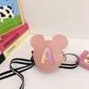 Bolsos para Niños Estilo Coreano Bolso de Hombro para Niñas Lindo Monedero Infantil de Mickey Dibujos Animados Moda PU Bolso de Hombro para Niños y Niñas