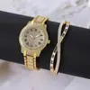 Reloj Pulsera Popular Teum Reloj de Pulsera Casual Sencillo Caja de Tesoro Reloj de Cuarzo Set de Relojes para Mujer Venta al por Mayor