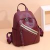 Mochila Feminina 2022 Nova Moda PU Couro Mochila Feminina Estilo Coreano Elegante All-match Bolsa Pequena Grande Capacidade Múmia Bolsa