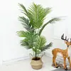Maceta de planta verde artificial Decoración de plátano de planta artificial nórdica hoja de tortuga estilo ins sala de estar decoración interior grande