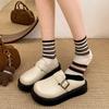 Zapatillas Baotou Retro Ligeras de Moda Slip-on de Fondo Grueso para Mujer Verano 2025 Nuevo Antideslizantes Birkenn Medias Zapatillas