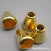 Fornecimento spot 6mm sino de chifre ABS plástico galvanizado fivela de corda metal de imitação 6mm plástico de pistola Sino Preto