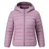 Nueva chaqueta de algodón ligera con capucha para otoño e invierno para mujer, corte corto holgado, diseño básico, abrigo de algodón versátil, adecuado para mujeres de mediana edad y mayores