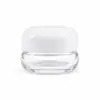 Fabricante mayorista en stock de tarros de vidrio transparente para crema de 5 g y 15 g para envases de crema facial para el cuidado de la piel y contorno de ojos, materiales de embalaje cosmético