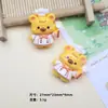 Acessórios de Resina DIY Desenho Animado Animal Chef Artesanal Cola de Chantilly Presilha de Cabelo Chaveiro Capa de Celular Joia para Buraco de Sapato