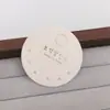 Cartulina para Tarjetas de Joyería Beige Gruesa Coreana ~ Pendientes para Adultos Cuerda para el Cabello Collar Tarjeta de Papel Tarjeta Etiqueta de Empaque para Accesorios del Cabello