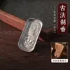 Molde de hierro Molde para varillas de incienso Hecho a mano DIY Método antiguo para hacer incienso Juego de herramientas de un solo y doble cara Molde para prensar polvo de incienso Colgante