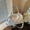 Maleta de Viaje de Negocios Estilo Coreano Bolso de Gimnasio de Gran Capacidad Moderno con Asa Diseño de Nicho Bolso Cruzado Casual para Viajes