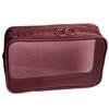 Bolsa de Almacenamiento de Cosméticos Portátil para Viaje, Bolsa de Aseo Transparente de Gran Capacidad, Bolsa de Cosméticos Pequeña, Bolsa de Cosméticos de Malla de Nailon
