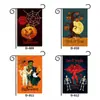 Bandera de Jardín de Halloween Transfronteriza Patio Exterior Atmósfera Festiva Bandera Decorativa Hecha a Medida Bandera Colgante en Blanco DIY