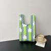Bolsa Tricotada com Senso Avançado Nova Bolsa de Pulso de Desenho Animado Bolsa de Férias Bolsa de Mão Nicho Versátil Bolsa de Mão Bolsa de Presente