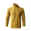 Moletom Masculino com Gola Meio Zíper e Forro de Fleece para Uso Externo 6138