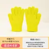 Guantes de Invierno Cálidos Antifrío para Estudiantes de Primaria de 6-11 Años, Guantes de Acrílico de Color Único para Niños con Logo, Stock Personalizado