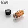 Muestra 1ml-5ml Botella de Aceite Esencial Marrón Botella de Muestra Botella de Rosca Sub-Botella Botella Pequeña de Vidrio Prueba Botella Pequeña