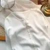 Ropa de Abrigo Delgada de Otoño Cárdigan Tejido de Color Claro Versátil y Elegante Chaqueta de Manga Larga de Seda Helada Protectora del Sol Pequeña Chaqueta para Aire Acondicionado para Mujer