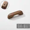 Maçaneta de Porta de Armário de Madeira Maciça, Gaveta de Armário Cor de Madeira Natural, Maçaneta em Forma de Ponte para Guarda-Roupa Estilo Creme, Longa Estilo Chinês Novo