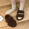 Pantuflas de piso, sencillas y elegantes para uso doméstico, pantuflas de algodón 2026, pantuflas de moda para mujer, pantuflas de lana de cordero para interior y exterior, nuevos estilos de otoño/invierno