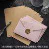 Conjunto de Papel de Carta e Envelope Retrô Anos Dourados ins Presente de Aniversário de Alto Valor Dia dos Namorados Papelaria para Mensagem Manuscrita
