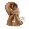 Bufanda Otoño e Invierno Nueva Lana Pura Cachemira Australiana 100% Color Puro Versátil Pareja Invierno Cálida Bufanda de Punto para Mujer