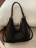 Nuevo Modelo 2025 Color Sólido Estilo Coreano Gran Capacidad Bolso Tote Casual para Mujer, Bolso de Viaje Elegante y Moderno