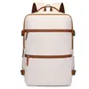 Mochila de Viaje de Negocios Popular Transfronteriza de Color Contrastante Partición Seca y Húmeda Doble Espalda Tesoro Ligera Simple Mochila de Viaje y Ocio